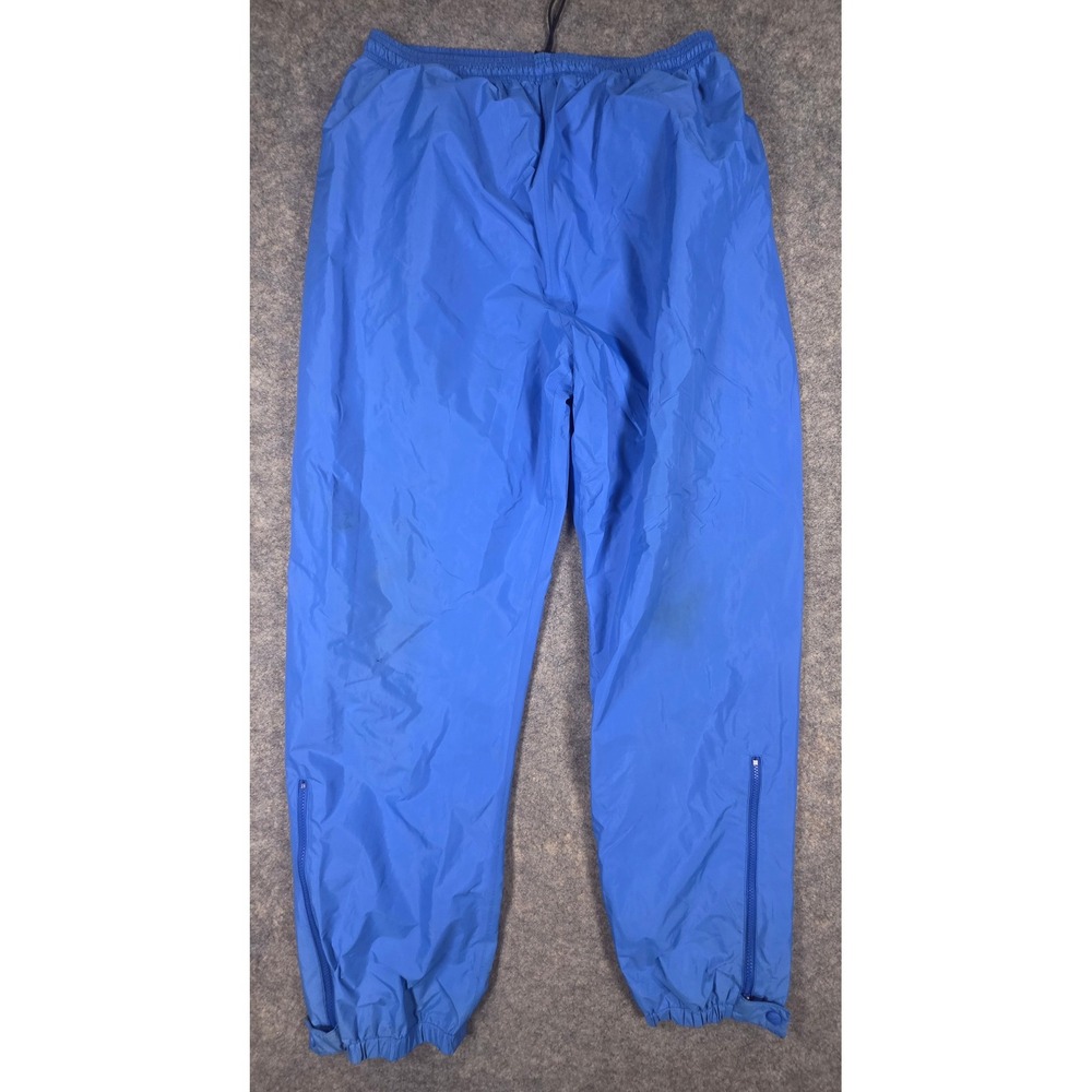 LL Bean Gore-Tex Rain Pants Mens Large Blue Nylon Waterproof Hiking Trousers